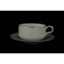 Набор чайных пар Бернадотт платина 2021 (чашка 300 мл + блюдце) на 6 персон 12 предметов
