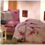 Комплект постельного белья Сайлид B-59 (розовые цветы) сатин евро макси