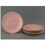 Набор тарелок Соната Розовый фарфор 0158 25 см 6 шт