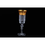 Набор фужеров для шампанского Хрусталь с золотом 24111 150 мл 6 шт