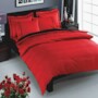 Комплект постельного белья Tac Satin Delux Prestige (красный) сатин-делюкс двуспальный евро