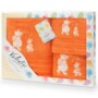 Комплект полотенец Valentini Junior Bear 30х50 см 50х100 см 70х140 см 3 шт (оранжевый)
