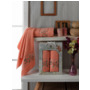 Набор махровых полотенец Merzuka Daisy Gold 50х90 см 70х140 см 2 шт (оранжевый)