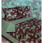 Комплект постельного белья Экзотика Цветочный орнамент поплин двуспальный