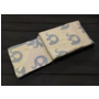 Одеяло байковое Vladi Слоны 100х140 см (бело-голубое)