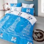 Комплект постельного белья Liliya New-York (голубой) микрофибра двуспальный