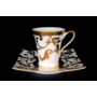 Набор чайных пар Tosca White Gold (чашка 220 мл + блюдце) на 6 персон 12 предметов