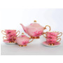 Чайный сервиз Beautiful Flower (розовый) на 6 персон 14 предметов