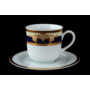 Набор чайных пар Яна Кобальтовая лента (чашка 270 мл + блюдце) на 6 персон 12 предметов