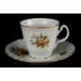 Набор для чая Бернадот Зеленый цветок 23011 (чашка 200 мл + блюдце) на 6 персон 12 предметов (высокие)