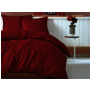 Комплект постельного белья Cottonbox Elegant (бордовый) страйп-сатин двуспальный евро