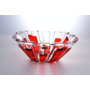 Ваза для фруктов Bolero Panels Red 31 см