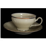 Набор чайных пар Бернадотт 500012 Ивори (чашка 220 мл + блюдце) на 6 персон