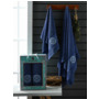 Набор махровых полотенец Merzuka Elegant 50х90 см 70х140 см 2 шт (темно-голубой)