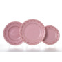 Набор тарелок Соната Розовый фарфор 0158 18 предметов