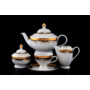 Чайный сервиз Кристина Черная лилия на 6 персон 15 предметов