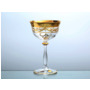 Набор бокалов для мартини Анжела Золотой узор 280 мл 6 шт