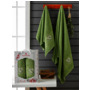 Набор махровых полотенец Merzuka Fiorella 50х90 см 70х140 см 2 шт (зеленый)