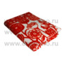 Одеяло байковое жаккард Ермолино Цветы 150х215 см