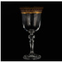 Набор бокалов для вина Кристина Золотой лист 220 мл 6 шт