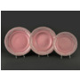 Набор тарелок Соната Розовый фарфор 3001 18 предметов