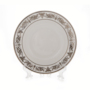 Набор глубоких тарелок Александрия Платина/белый 23 см 6 шт