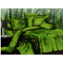 Комплект постельного белья Diva Afrodita Зелень бамбука сатин двуспальный