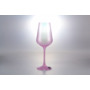 Набор бокалов для вина Sandra 250 мл 6 шт (розовый)