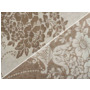 Покрывало Cleo Жаккард кремово-бежевое с цветами 200х210 см