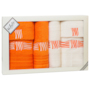 Комплект полотенец Valentini Sea 2 (оранжевый) 30х50 см 2 шт 50х100 см 2 шт 70х140 см 2 шт