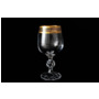 Набор бокалов для вина Клаудия Золотой лист 230 мл 6 шт