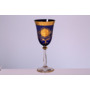 Набор фужеров для вина Анжела синяя Версаче Богемия 6 шт