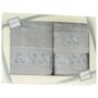 Комплект полотенец Valentini Harmony (серый) 30х50 см 50х100 см 100х150 см 3 шт