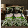 Комплект постельного белья Сайлид Эйфелева башня и цветы сатин 15 сп