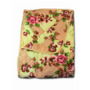 Покрывало-одеяло Cleo Бежево-кремовое с цветами 143х205 см