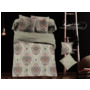 Комплект постельного белья Cleo Узоры на сером фоне микросатин двуспальный