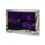 Комплект полотенец Valentini Cells (фиолетовый) 30х50 см 50х100 см 100х150 см 3 шт
