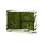 Комплект полотенец Valentini Dream (зеленый) 30х50 см 50х100 см 100х150 см 3 шт