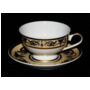 Набор для чая Александрия Крем/золото (чашка 200 мл + блюдце) на 6 персон 12 предметов