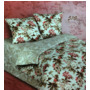 Комплект постельного белья Экзотика Цветочный орнамент на белом фоне поплин 15 сп