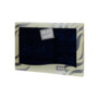 Комплект полотенец Valentini Tracery (темно-синий) 30х50 см 50х100 см 100х150 см 3 шт