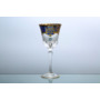 Набор бокалов для вина Natalia Golden Blue Decor 280 мл 6 шт