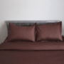 Комплект постельного белья Этель Шоколад страйп-сатин двуспальный евро