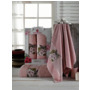 Набор махровых полотенец Merzuka Hibiscus 50х80 см 70х130 см 2 шт (розовый)