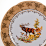 Набор тарелок Мария - Охота медовая 27 см 6 шт