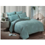 Комплект постельного белья Cleo Soft Cotton (светло-голубой) двуспальный евро