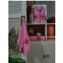 Набор махровых полотенец Juanna Jasmin 50х90 см 70х140 см 2 шт (розовый)