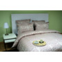 Комплект постельного белья Marize Растительный орнамент жаккард двуспальный евро (нав 70х70 см)
