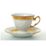 Набор кофейных пар Мария Луиза Матовая полоса (чашка 140 мл + блюдце) на 6 персон