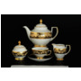Чайный сервиз Belvedere Combi Black Gold на 6 персон 15 предметов 